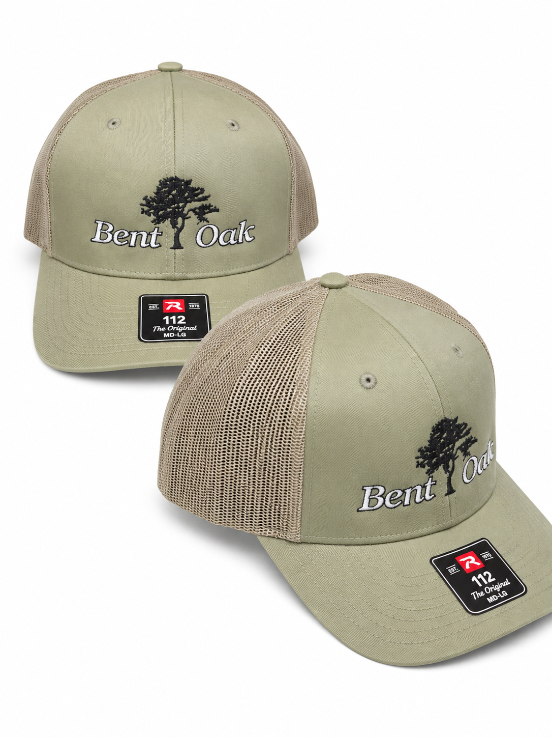 Bent Oak Caps