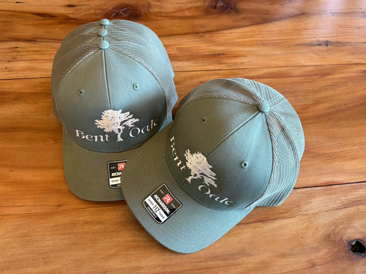 Bent Oak Caps
