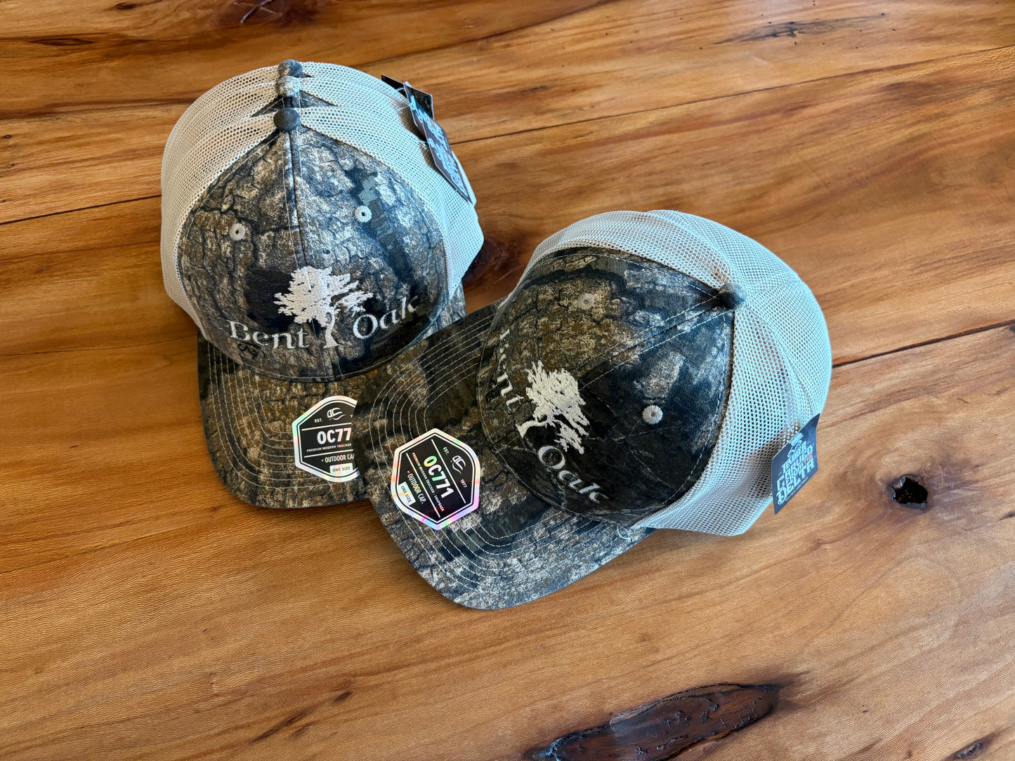 Bent Oak Caps